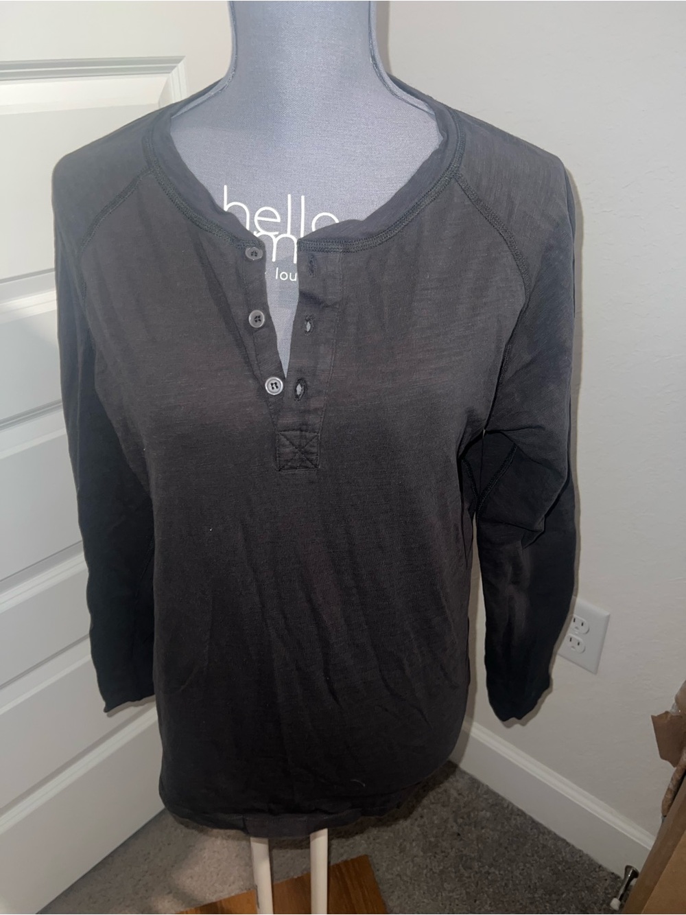 Classic Black Long-Sleeve Shirt